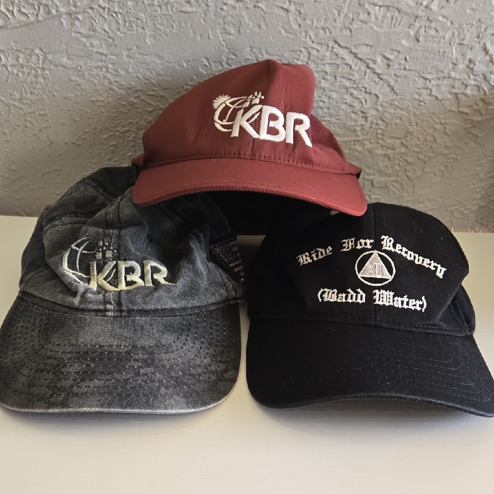 Men's Caps - Burgundy, Black, and Charcoal